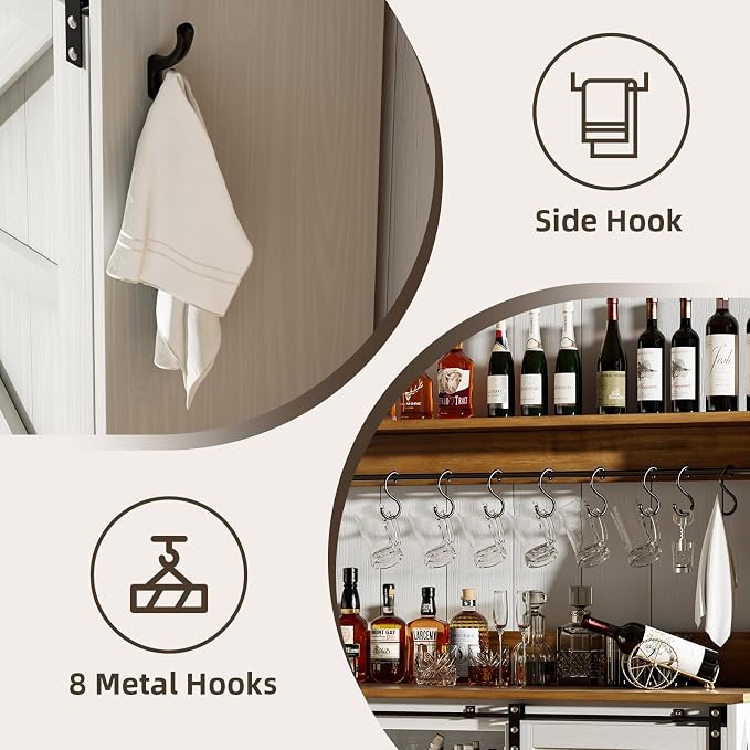 4ever2buy Coffee Bar Cabinet - Image 4