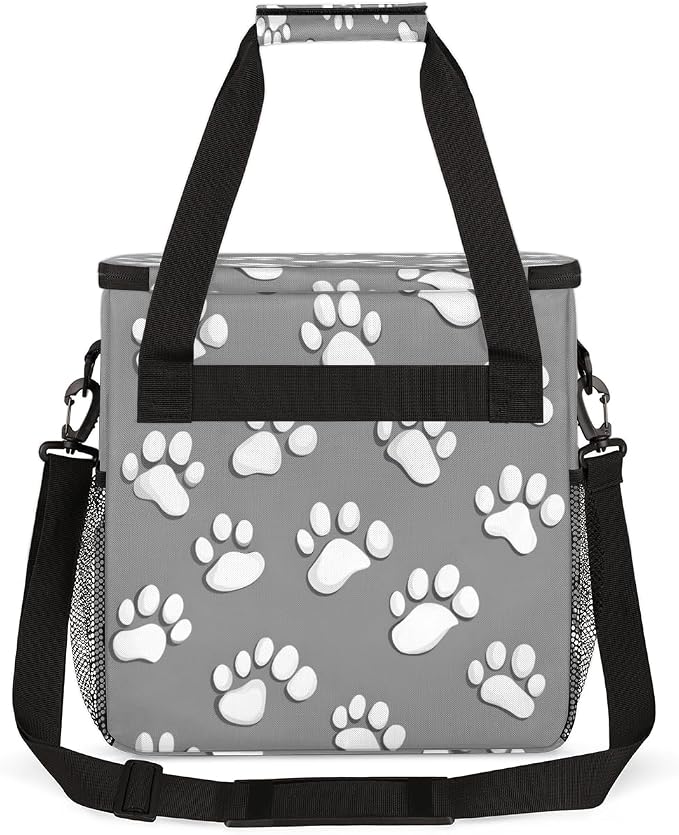 Paw Print Gray Cat Coffee Machine Bag Compatible - Image 5