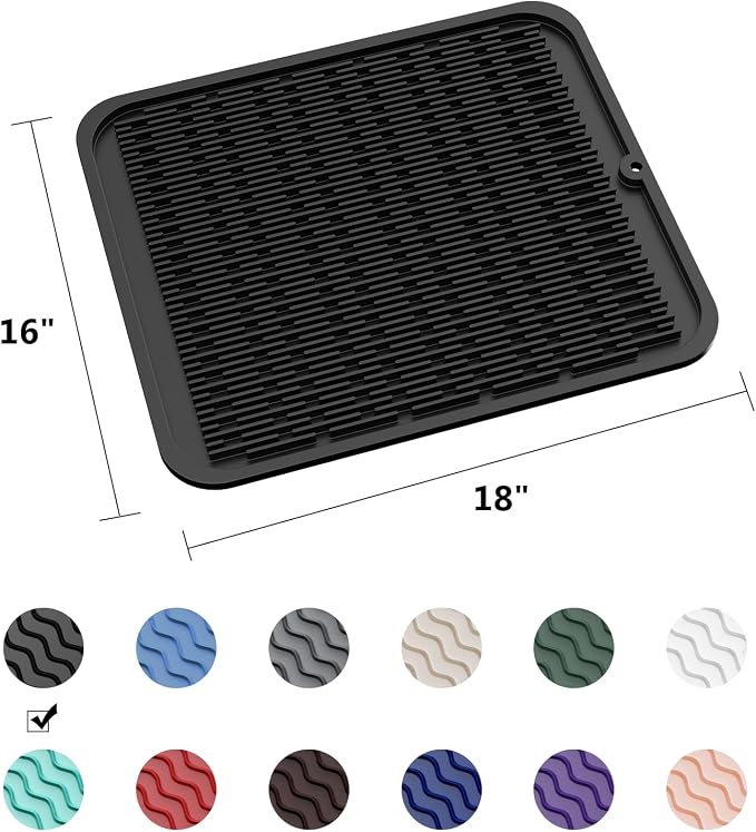 ZLR Heavy-Duty Silicone Dish Drying Mat - Image 6