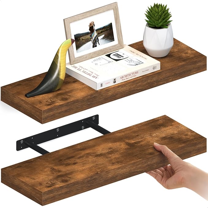 Ballucci Floating Shelves for Wall, by Ballucci