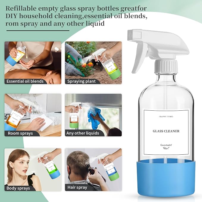 GIVAMEIHF 2 Pack Glass Spray Bottles - Image 4