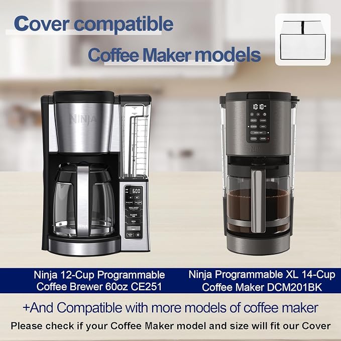 Dust cover for Ninja Coffee Maker Waterproof Coffee Machine Cover Case for - Image 5