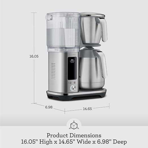 Breville Luxe Drip Coffee Machine BDC465DBL, Damson Blue, Thermal Carafe - Image 6
