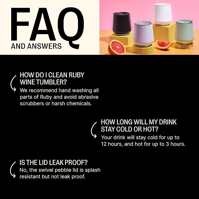 Fellow 12 oz Ruby Wine Tumbler - Image 4