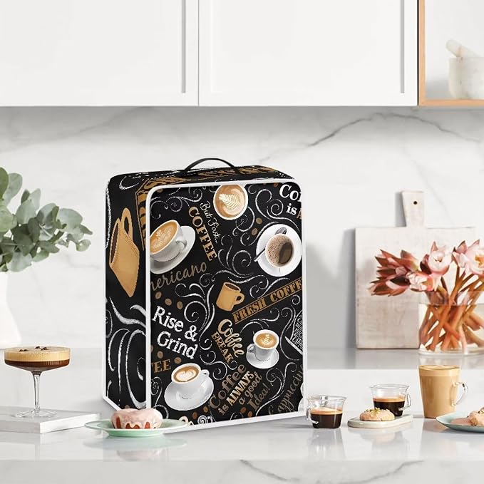 Coffee Maker Cover Kitchen Appliance Covers Dust Cover Waterproof Coffee Pot - Image 3