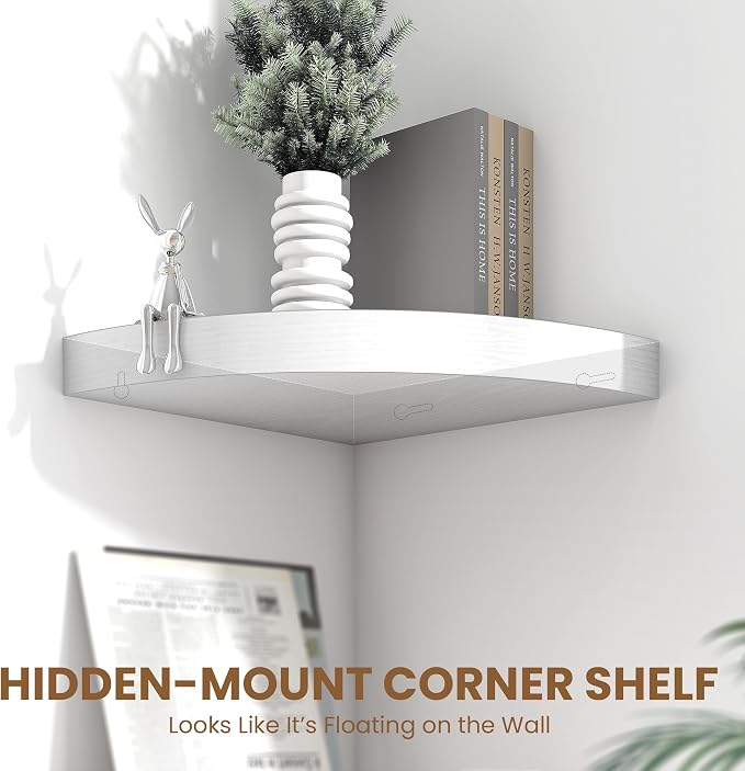 Fun Memories Floating Corner Shelves Set of 2 - Image 4
