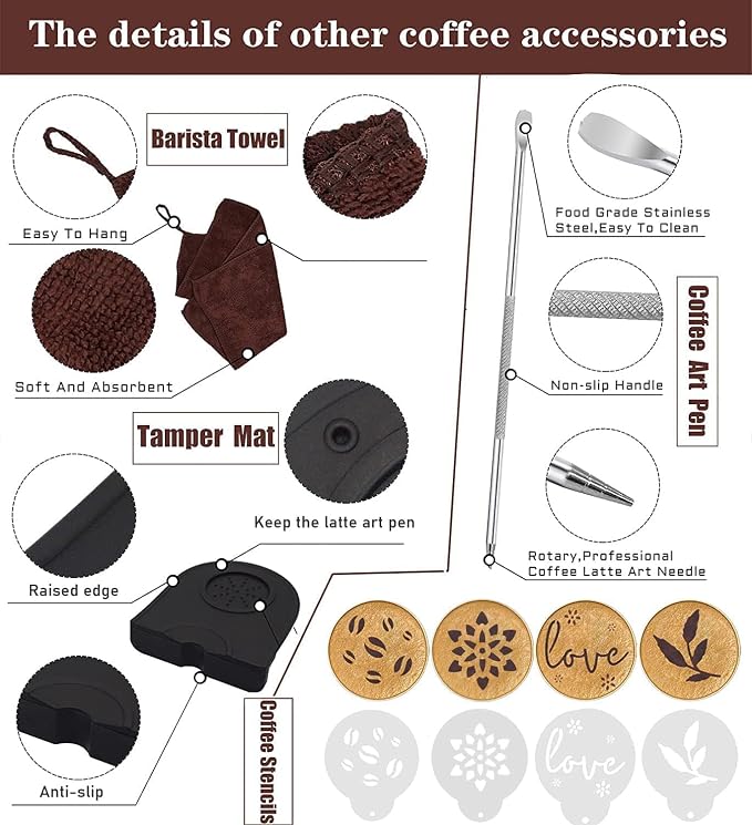 51 mm Coffee Tamper Set Coffee Press - Image 6