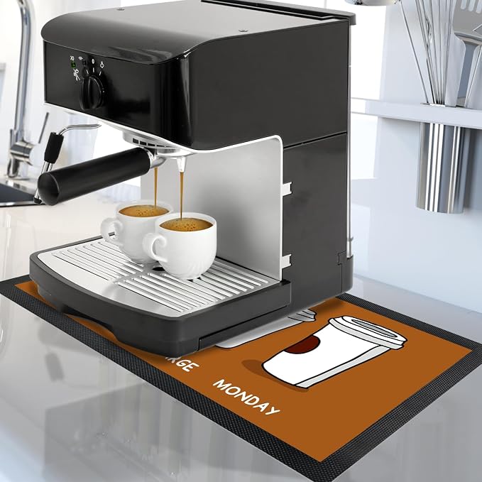 Coffee Bar Mat - Coffee Gifts - Coffee Lover - Coffee Bar Accessories - Barista - Image 3