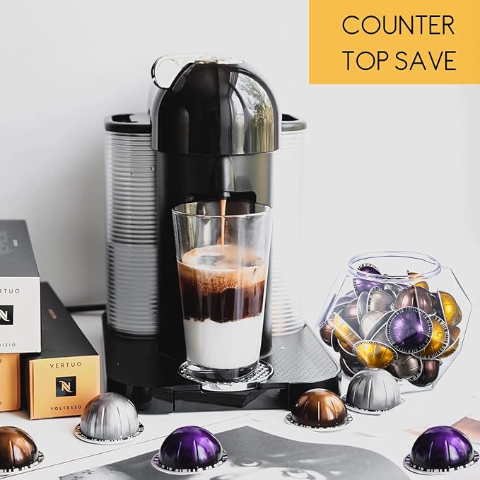 Large-Capacity 12-Sided Polygon Elegant Coffee Pods Holder - Image 6