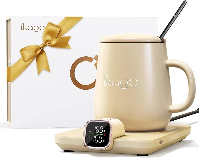 Coffee Mug Warmer & iKago Mug Set, Temperature Control Smart Heated Mug - Image 2