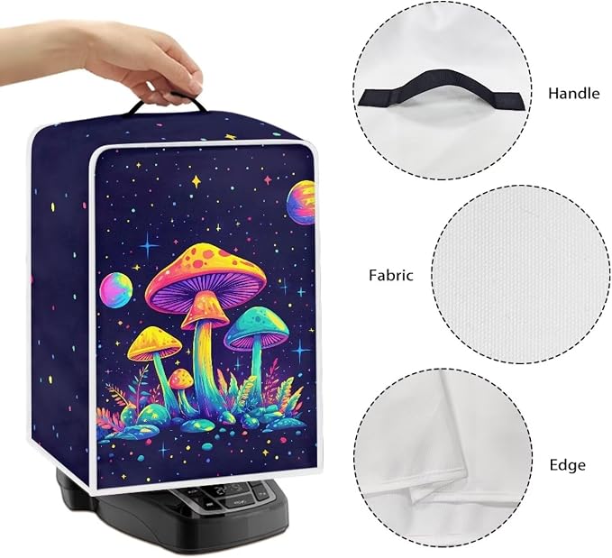 Mushroom Planet Coffee Machine Covers Folding Covers - Image 5