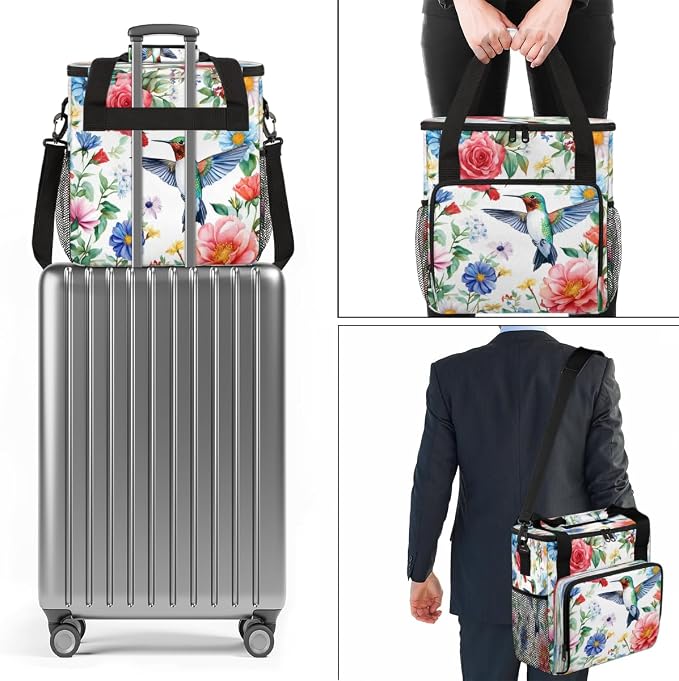 Floral Hummingbird Coffee Machine Bag Compatible - Image 7