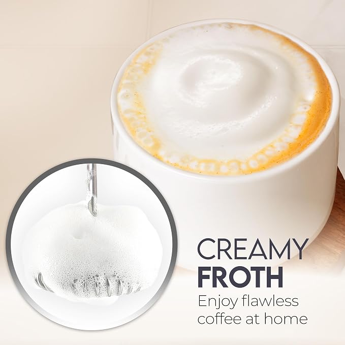 Zulay Kitchen Powerful Frother Wand AA Batteries Included, Ultra Fast Handheld - Image 2