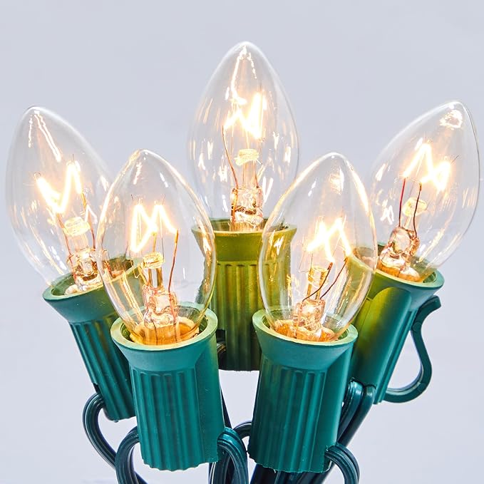 Minetom Vintage Christmas Lights, C7 String Lights - Image 9