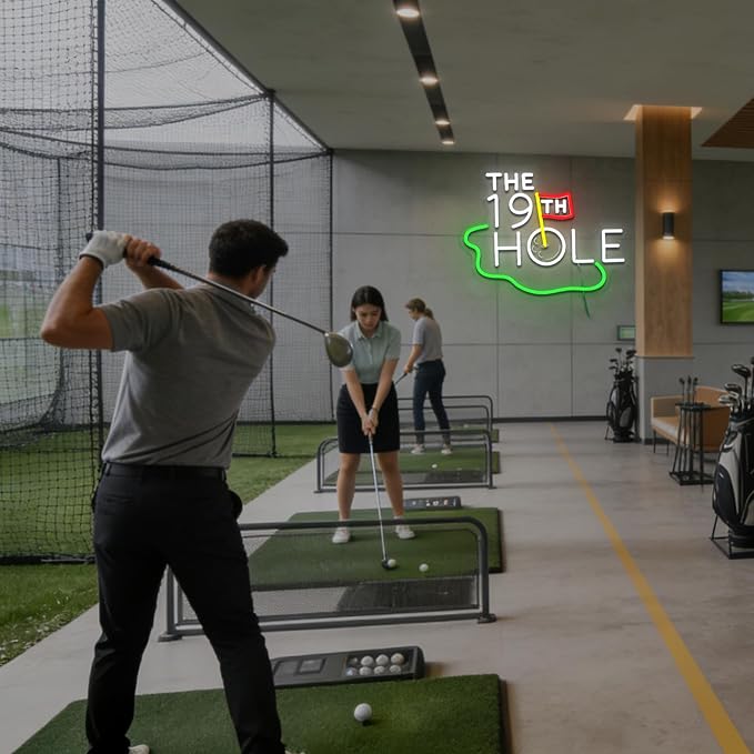 Golf Neon Sign for Wall Decor Dimmable 19th Hole Led Sign for Bedroom Neon - Image 7