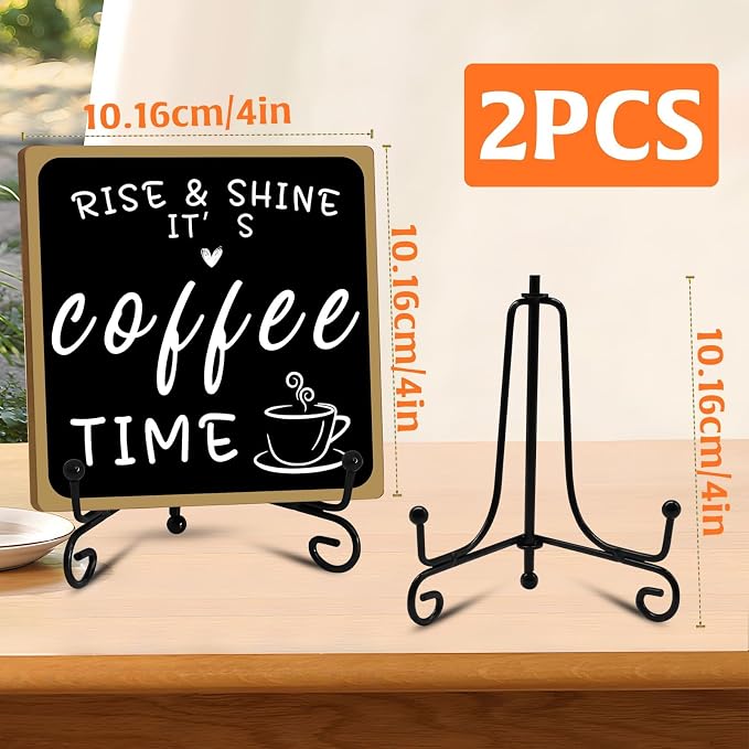2Pcs Coffee Bar Sign Decorations, Coffee Decorations - Image 2