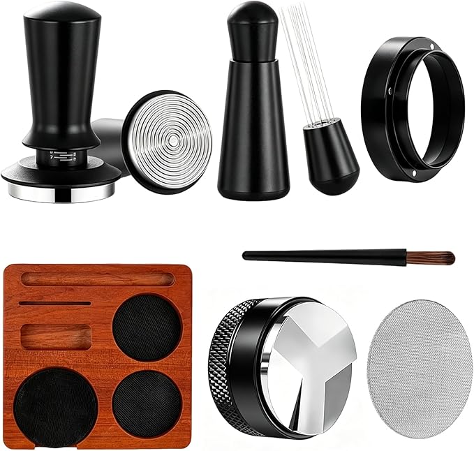 Espresso Accessories Kit 51mm, 7-Pcs Espresso Coffee Tamper Tool Set by Unknown