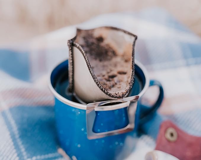 Lightweight Stainless Camping Backpacking and Hiking Pour over Coffee Dripper - Image 3
