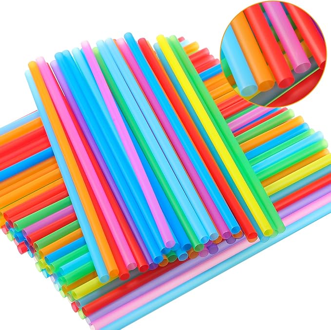 Honeydak 100 Pcs Disposable Plastic Round Top Crystal Swizzle Sticks 7.4 Inch - Image 3