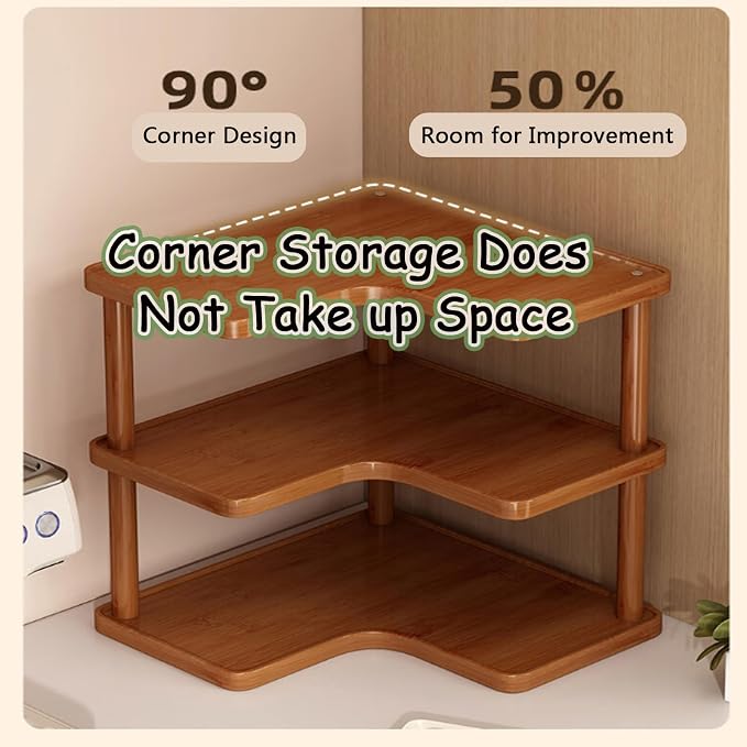 Corner Mug Organizer, Coffee Mug Display Rack, Mug Holder Countertop, Kitchen - Image 5