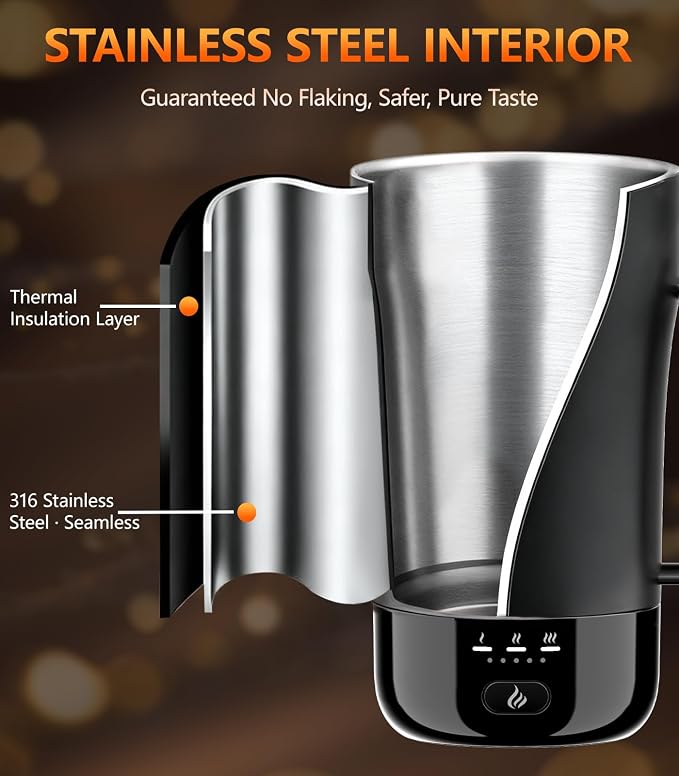 Self-Heating Coffee Mug, 14oz Heated Coffee Mug Rechargeable - Image 5