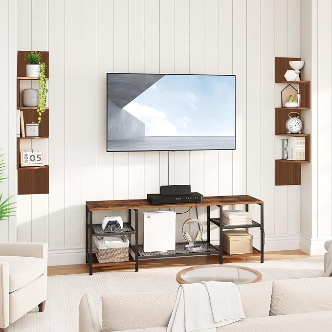HOOBRO Corner Shelf Wall-Mounted, 4-Tier Corner Bookshelves - Image 7