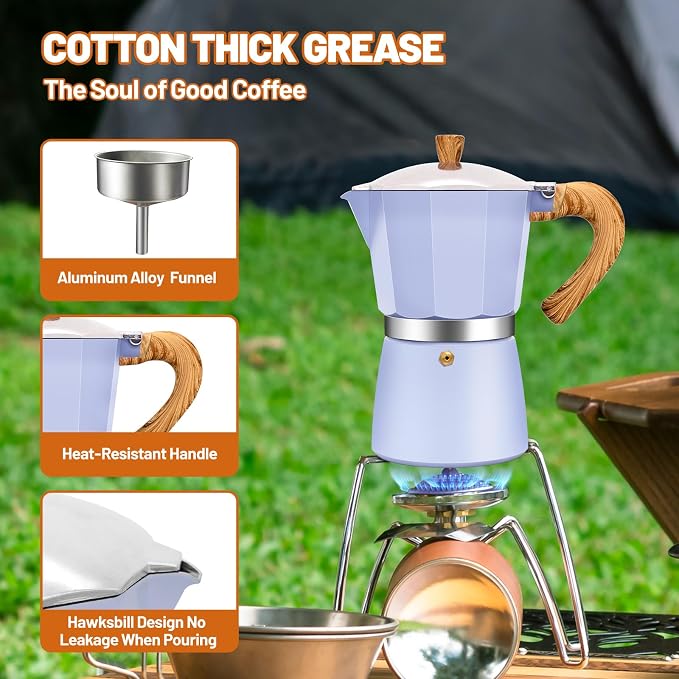 12 Cup Aluminum Espresso Stovetop Moka Pot Express Coffee Maker Percolator - Image 5