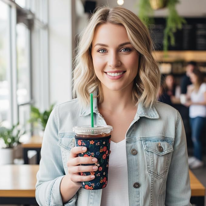 Reusable Iced Coffee Insulator Sleeve - Image 4