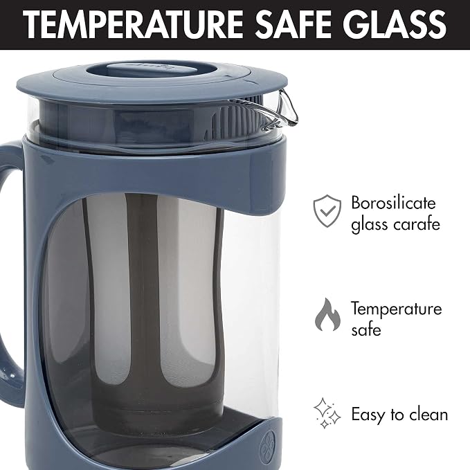 Primula Burke Deluxe Cold Brew Iced Coffee Maker, Comfort Grip Handle, Durable - Image 8