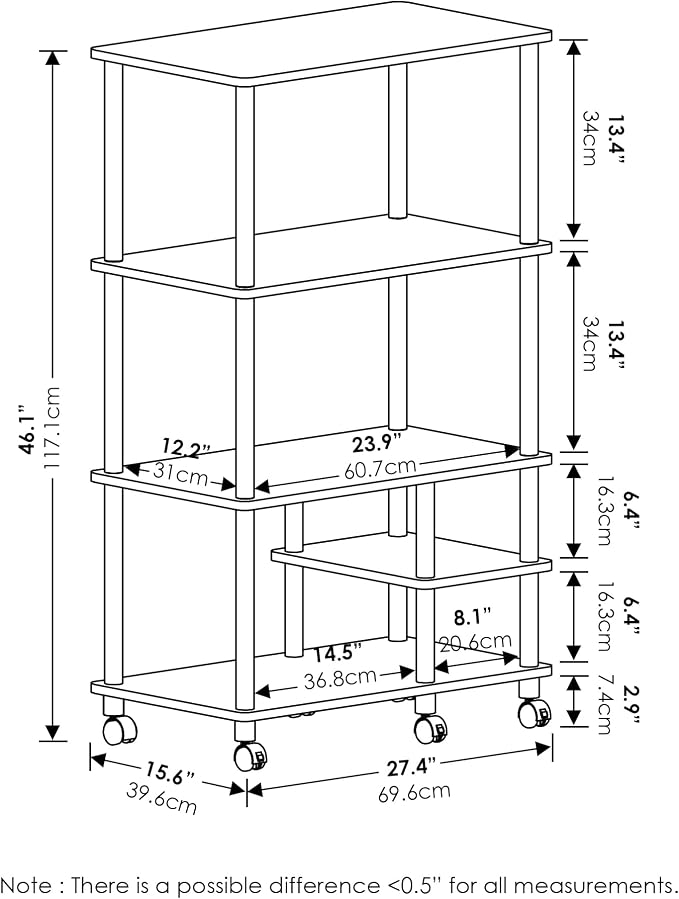 Furinno Turn-N-Tube Bakers Rack - Image 4