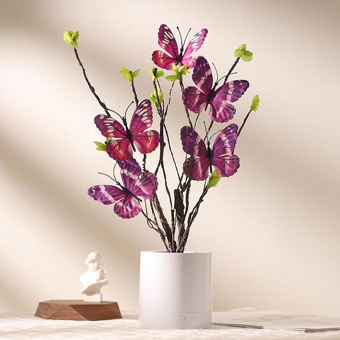 WSYEAR Birthday Gifts for Women, Butterfly Led Lamp Mothers Day Valentines Day - Image 6