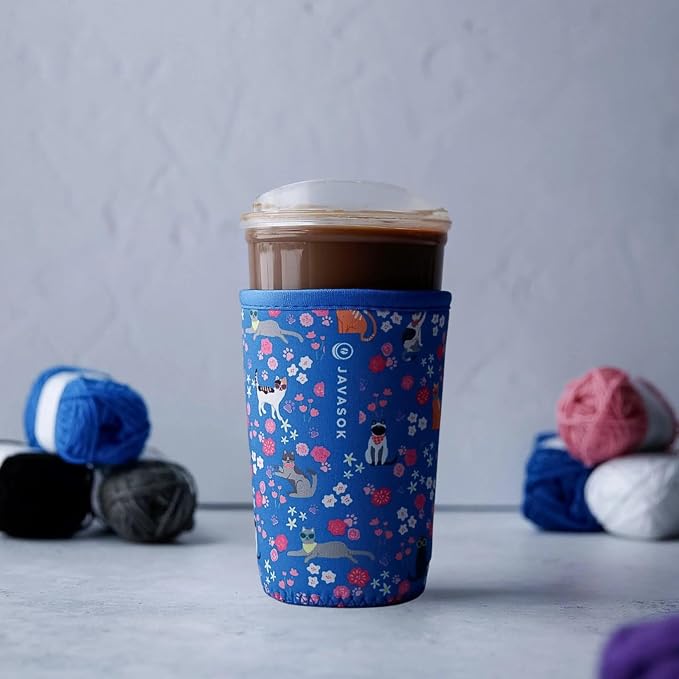 Sok It JavaSok Iced Coffee & Cold Soda Insulated Neoprene Cup Sleeve - Image 2