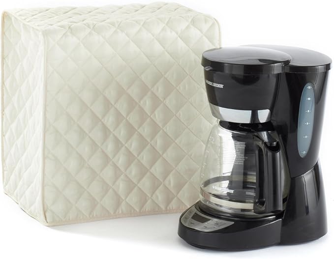 Covermates Keepsakes Coffee Maker Cover – Quilted Appliance Protector by Covermates