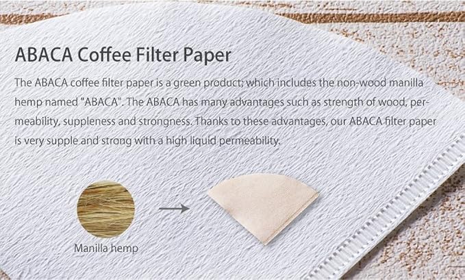 CAFEC 100-Pack Cone-shaped V60 02 Style Universal 1 to 4 Cup Disposable - Image 8