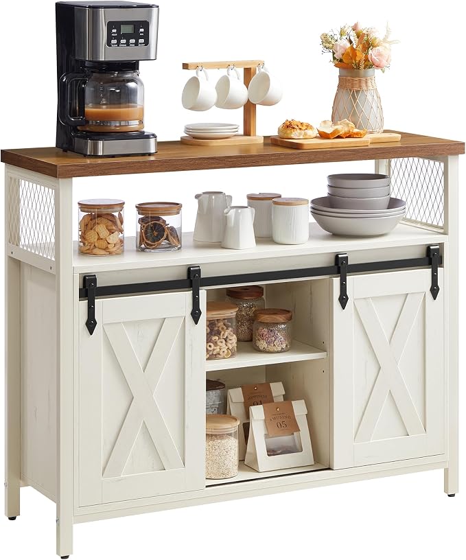 VASAGLE Buffet Cabinet, Coffee Bar Storage Cabinet, Sideboard by Unknown