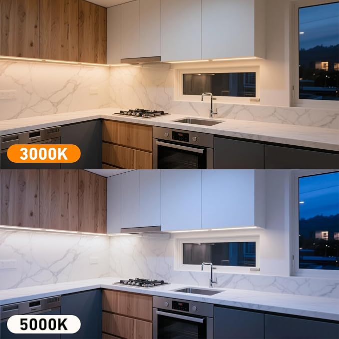 Under Cabinet Lighting Plug in. 6 PCS 12 Inch Likable Low Profile Bright Light - Image 3