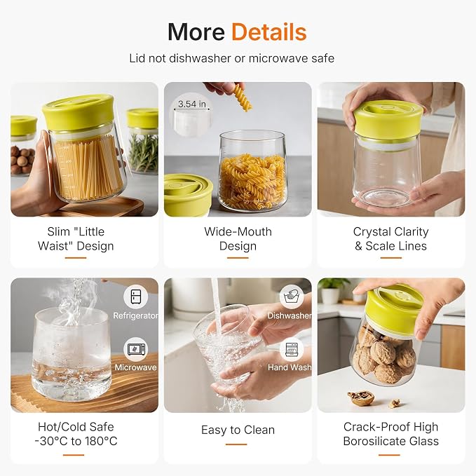 Airtight Glass Storage Jar - Image 5