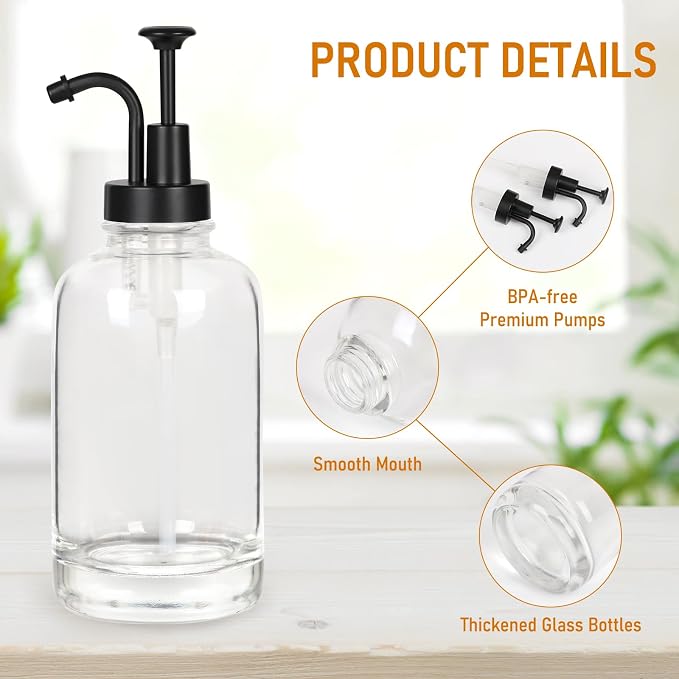 Coffee Syrup Dispenser 16.9 Oz 2 Pack - Image 6