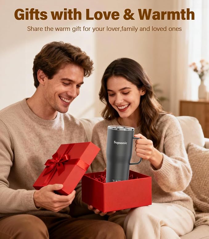 Supsonic - Smart Heated Coffee Mug, 20oz Rechargeable Self Heating Mug - Image 5