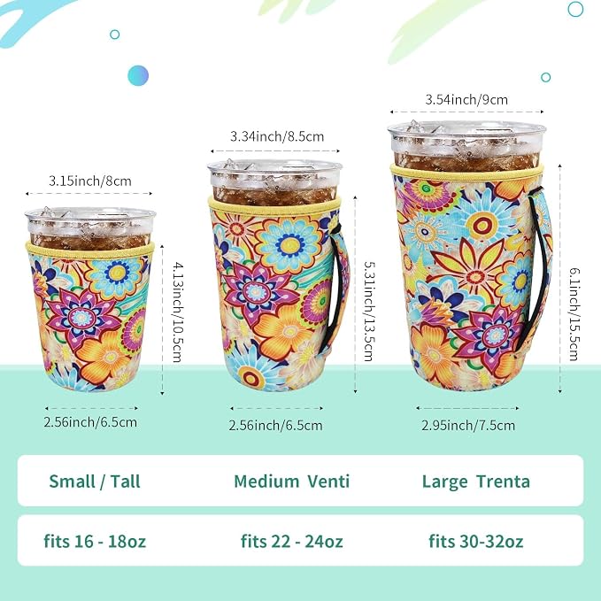 Iced Coffee Sleeve Insulator Sleeves - Image 2