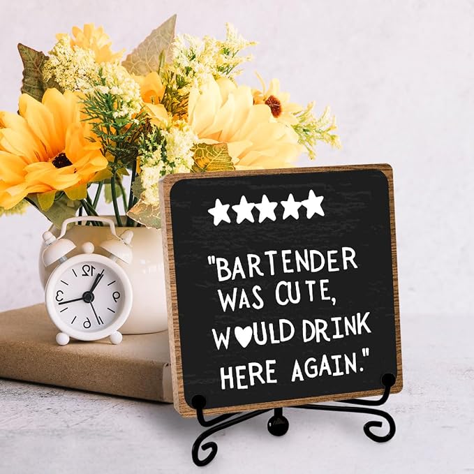 Funny Home Bar Plaque, Wooden - Image 3