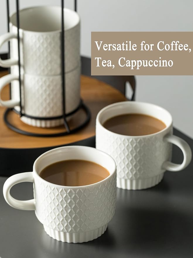 Gomakren Stackable Coffee Mugs Set - Image 6