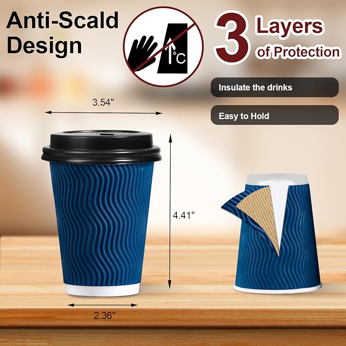 Lamosi Disposable Coffee Cups - Image 2