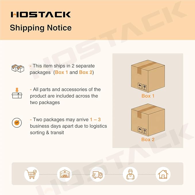 HOSTACK 71" Large Sideboard Buffet Cabinet - Image 7