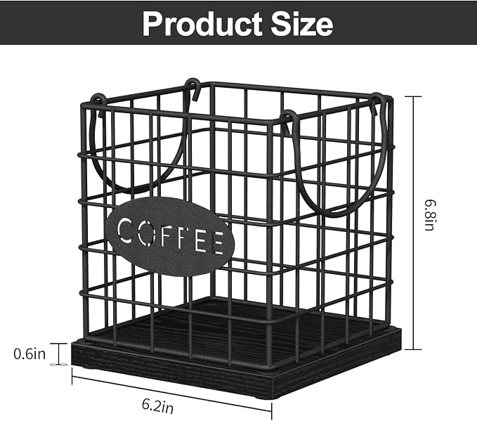 YINMIT K Cup Holder Organizer, Sturdy Coffee Pod Holder Organizer, 35 Kcup - Image 3