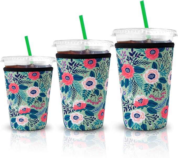 Reusable Iced Coffee Insulator Sleeve by XccMe