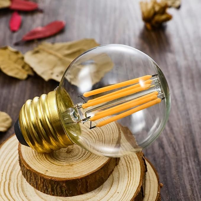 Dimmable G16.5 LED Bulbs, 6W E26 Edison LED Light Bulbs, Warm White 2700K - Image 7