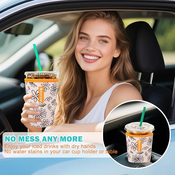 Reusable Iced Coffee Cup Sleeve - Image 4