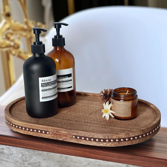 Decor Decorative Round Tray 11.81in - Image 5
