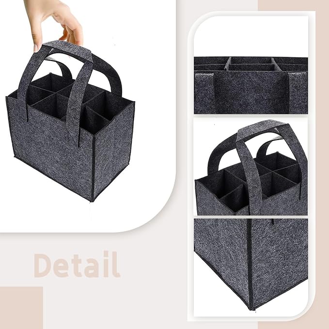 2 Pcs Portable Drink Carrier 6 Cup Holder - Image 3